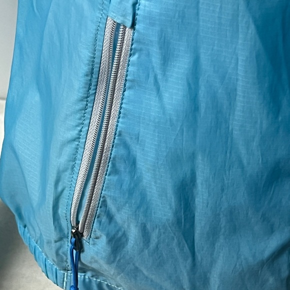 WOMEN'S THE NORTH FACE CYCLONE TEAL WINDBREAKER COAT JACKET HOODIE Size XS - Picture 4 of 8